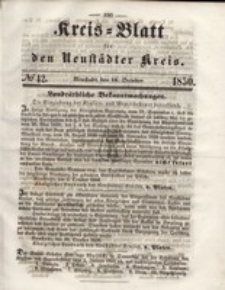 Kreis=Blatt fur den Neustadter Kreis, nr.42,1850