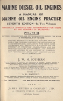 Marine diesel oil engines : a manual of marine oil engine practice. Vol. 2