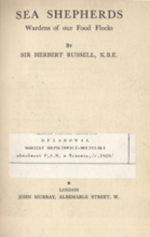 Sea shepherds : wardens of our food flocks