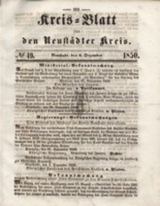 Kreis=Blatt fur den Neustadter Kreis, nr.49,1850