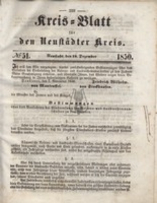 Kreis=Blatt fur den Neustadter Kreis, nr.51,1850