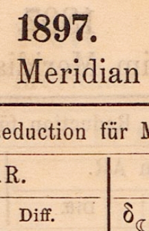 Berliner astronomisches Jahrbuch f&uuml;r 1899 : mit Angaben f&uuml;r die Oppositionen der Planeten f&uuml;r 1897. Bd. 124