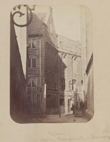 Pfarrhof von der Kleinen Krämergasse nach der Frauengasse