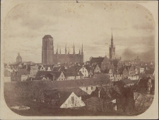[Widok ogólny Gdańska od południowego zachodu, ok. 1870 r.]