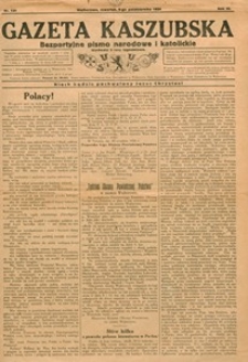 Gazeta Kaszubska 1924, nr121 (9 pażdziernika)