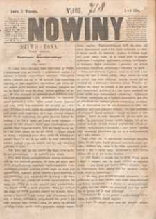 Nowiny, 1854.01.03 nr 1