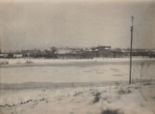 [Dworzec kolejki wąskotorowej w okolicy Bramy Żuławskiej]