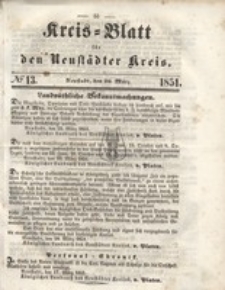 Kreis=Blatt fur den Neustadter Kreis, nr.13,1851
