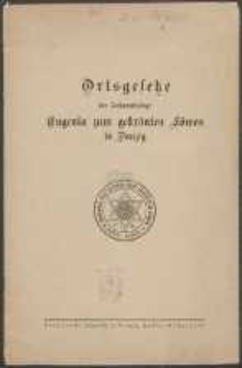 Ortsgesetze der Johannisloge Eugenia zum gekrönten Löwen in Danzig