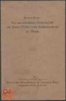 Ein neu erstandenes Grabtafelbild von Anton Möller in der Katharinenkirche zu Danzig /