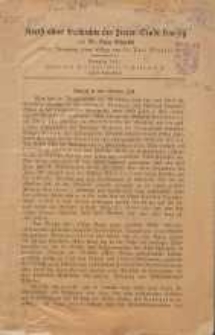 Abri&szlig; einer Geschichte der Freien Stadt Danzig