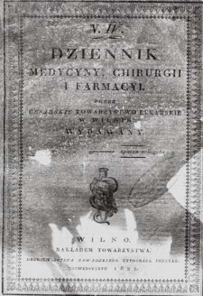 Dziennik Medycyny, Chirurgii i Farmacyi, 1822