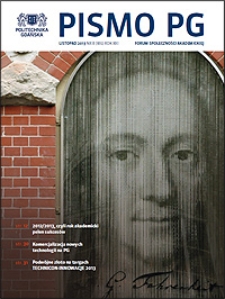 Pismo PG : Forum Społeczności Akademickiej, 2013, R. 21, Nr 8 (Listopad)