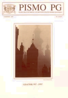 Pismo PG : pismo pracowników i studentów Politechniki Gdańskiej, 1997, nr 6 (Czerwiec)
