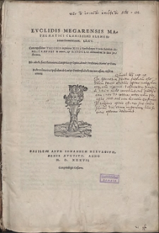Evclidis Megarensis Mathematici Clarissimi Elementorum Geometricorum. Lib. XV