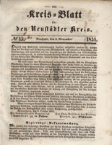 Kreis=Blatt fur den Neustadter Kreis, nr.45,1851