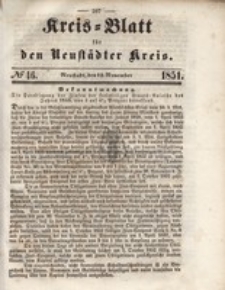 Kreis=Blatt fur den Neustadter Kreis, nr.46,1851