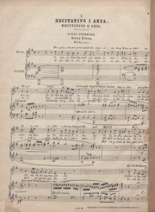 Halka : recitativo i arya Halki z 2 aktu opery : g-moll : [na sopran z towarzyszeniem fortepianu] / [słowa W.Wolskiego]