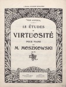15 Études de virtuosité : "Per aspera" : op.72 : pour piano