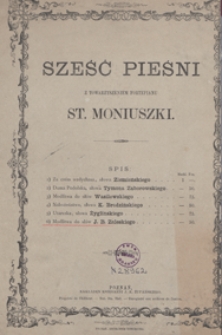 Modlitwa f-moll : [z] "Sześć pieśni"] : [na głos średni] z towarzyszeniem fortepianu / do sł&oacute;w J. B. Zaleskiego