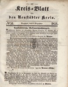 Kreis=Blatt fur den Neustadter Kreis, nr.51,1851
