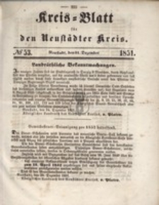 Kreis=Blatt fur den Neustadter Kreis, nr.53,1851