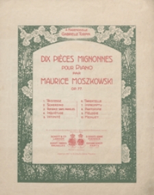 10 Pieces mignonnes : op.77 no 2 : "Scherzino" : C-dur : pour piano