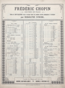 Scherzo h-moll : op. 20 : [pour piano]
