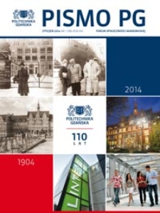 Pismo PG : Forum Społeczności Akademickiej, 2014, R. 21, Nr 1 (Styczeń)
