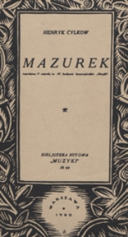 Mazurek : op.19 : na fortepian
