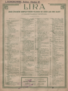 Kalina : pieśń h-moll : na głos z tow. fortepianu / do sł&oacute;w Teofila Lenartowicza