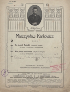 Pieśń tęsknoty = Chanson de Solvejg : [na głos i fortepian] / Maszyński, Piotr (1855-1934). Tł.