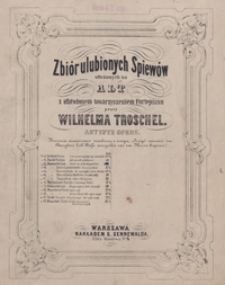 Linda [di Chamounix] : [aria Antonia z opery] : Es-dur : [na baryton z ułatwionym towarzyszeniem fortepianu przez Wilhelma Troschel artystę opery
