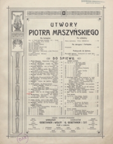 Rada : [pieśń Des-dur] : na bas lub baryton [z towarzyszeniem fortepianu] / słowa M.Gawalewicza