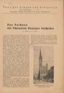 Das Rathaus als Schauplatz Danziger Geschichte