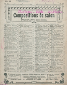 Kocha - nie kocha = M'ama, non m'ama : [pieśń c-moll na głos średni z tow. fortepianu] / słowa polskie Zofii Vieweger