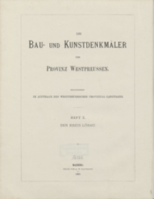 Die Bau- und Kunstdenkmäler des Kreises Löbau