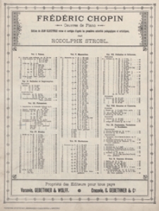Polonaise f-moll : op.71 no 3 : [pour piano]