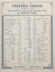 Nocturne H-dur : op.9 no 3 : [pour piano]