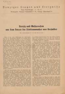 Danzig und Westpreußen vor dem Forum der Friedensmacher von Versailles /