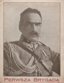 Pierwsza Brygada : [pieśń] a-moll : na głos wysoki i fortepian [oraz] układ trudniejszy na sam fortepian / [sł. Andrzej Hałaciński i Tadeusz Biernacki]