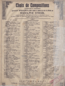 Wróć do mnie znów... = Torna : Melodie B-dur : na mezzosopran z towarzyszeniem fortepianu / słowa polskie W. Rapackiego (syna)