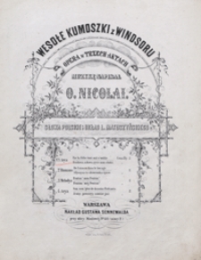 Wesołe kumoszki z Windsoru : Arya Pani Ford z 1 aktu [opery] F-dur : [na mezzosopran koloraturowy z tow. fortepianu] / słowa polskie i układ L. Matuszyńskiego