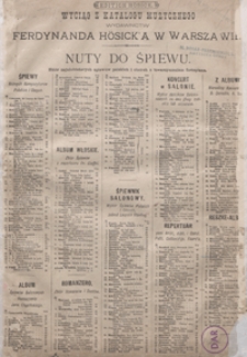 Piosnka o piosence : f-moll : [na głos wysoki z tow. fortepianu] / slowa Czesława