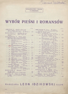 Wyrzeknij słowo : pieśń op. 28, no 6 : na głos średni i fortepian / słowa polskie P. Maszyńskiego