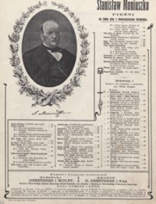 Halka : pieśń Halki z I aktu opery : C-dur : na sopran z towarzyszeniem fortepianu / sł. W. Wolskiego
