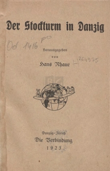 Der Stockturm in Danzig