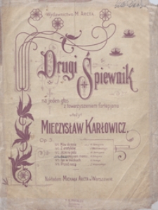 Na spokojnem morzu : [pieśń B-dur] op.3, No 4 : na głos z towarzyszeniem fortepianu / poezja Kazimierza Tetmajera