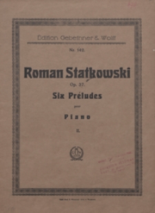 Preludes : op. 37 : [zesz.] 2 : pour piano / doigtés par Lucine Robowska