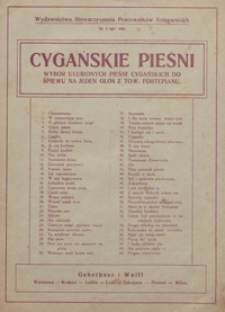 Czajka : pieśń cygańska : g-moll : [na głos wysoki z towarzyszeniem fortepianu]